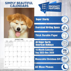 2026 Shiba Inus Monthly Wall Calendar | Cute Dogs 2026 Wall Calendar 2025-2026