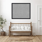 Amanti Art Black Framed Magnetic Board 44x52 Oversize Vision Board for use with Magnets, 100% Metal Sheet to Display Items as Office Decor or for Home Organization in mudroom, Kitchen or Kids Room