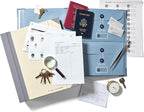 Savor | 2025 Edition The Folio™ Document Organizer | Custom Dyed Cloth-Bound Expanding File for Important Papers, Passports, Birth Certificates & More | Ideal for Home Organization & Graduation Gift