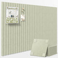 Large Cork Board for Wall 48" x 60" Sage Bulletin Board with Safe Removable Adhesive Squares for Pictures Photos, Alternative CorkBoard Felt Pin Boards Tiles for Office Classroom Wall Decor - 20 Pack