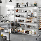 Regal Altair 14" Deep x 72" Wide x 86" Height Wire Shelving Kit | 6-Tier | NSF Commercial Storage Rack Unit