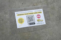 Mighty Line Heavy Duty Clear Label Protectors Cover for Protecting Floor Markings, Barcodes, Numbers and Stickers, Pre-Cut Roll, Peel and Stick, Adhesive, Adhesive, 4" Wide by 6" Long, Pack of 50