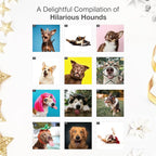 RED EMBER Goofy Dogs 2026 Wall Calendar 12 Month | 12" x 24" Open | Thick & Sturdy Paper | Holiday Gift | Kids Pooches Funny Puppy Dog Calendar 2026