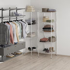 Regal Altair 24" Deep x 24" Wide x 74" Height Wire Shelving Kit | 5-Tier | NSF Commercial Storage Rack Unit
