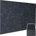 9 Pack Large Cork Board Bulletin Board for Wall 95x47in Self Adhesive Bulletin Board Felt Board for Office School Home Decorative Wall Decor(Size:Each 80x40cm/31.5x15.7 in,Color:Black)