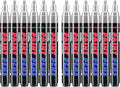 Craiiby Silver Paint Pens Paint Markers - 12 Pack Permanent Quick Dry Waterproof Marker Pens for Rocks Wood Fabric Plastic Canvas Glass Mugs Metal Tire Stone