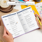 Clever Fox Planner 2nd Edition – Colorful Weekly & Monthly Goal Planner, Time Management & Productivity Organizer, Undated, A5 (Lavender)