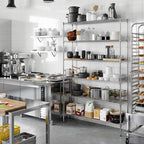 Regal Altair 14" Deep x 54" Wide x 86" Height Wire Shelving Kit | 6-Tier | NSF Commercial Storage Rack Unit