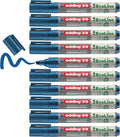 edding 29 Ecoline whiteboardmarker - blauw - 10 whiteboardstiften - beitelpunt 1 - 5 mm - boardmarker uitwisbaar - voor whiteboard, flipchart, magneetbord, prikbord, memobord - sketchnotes - navulbaar