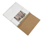 Tape Logic TLM1081 Easy-Fold Mailers, 10 1/4" x 8 1/4" x 1 1/4", White (Pack of 50)