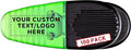 100 Magnetic Memo Holders Set - Customizable Text, Logo - Large Clip, Plastic - TGreen