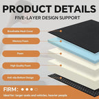 BALAPET Extra Thick Seat Cushion, Memory Foam Office Chair Booster Cushion to Raise Seat Height for Back & Tailbone Pain Relief, Tush Cushion Car Seat Cushions for Short/Overweight People(20x17.5x6in)