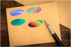 Made in USA Custom Return Address Stickers Labels Customized Mailing Label for Envelopes, Personalized Self Adhesive Flat Sheet Oval Labels