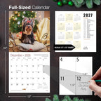 MICASA PRESS Yorkies Yorkshire Terriers 2026 Wall Calendar 12 Month | 12" x 24" Open | Thick & Sturdy Paper | Holiday Gift | Cute Puppy Dog Calendar 2026