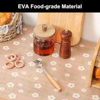 Cooyes Shelf Liner – Premium Non-Adhesive Cabinet & Drawer Liner for Kitchen – Waterproof Shelf Paper with Modern Pattern – Durable EVA Cabinet Mat – Easy to Cut （24" W x 360" L）