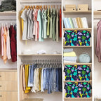 FUULOXE Storage Bin for Shelves Rectangle Closet Baskets Foldable Box with Handles Storage Bins, Storage Boxes for Home Office Car Dormroom