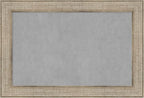 Amanti Art Silver Framed Magnetic Board 26x38 Large Vision Board for use with Magnets, 100% Metal Sheet to Display Items as Office Decor or for Home Organization in mudroom, Kitchen or Kids Room