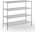 Regal Altair 24" Deep x 60" Wide x 54" Height Wire Shelving Kit | 4-Tier | NSF Commercial Storage Rack Unit