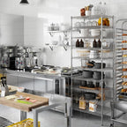 Regal Altair 21" Deep x 30" Wide x 86" Height Wire Shelving Kit | 10-Tier | NSF Commercial Storage Rack Unit