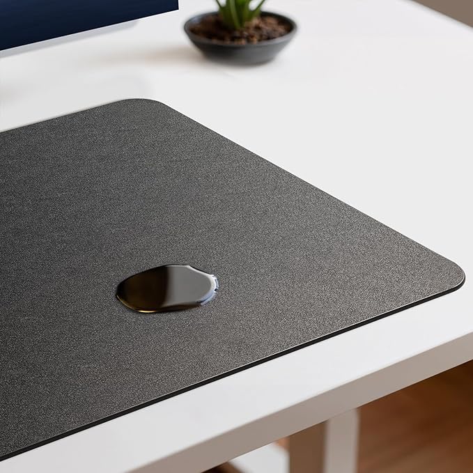 Jotsome Leather Desk Pad Mat, Non-Slip Desk Blotter Pad - Desk Protector for Office, Home, Laptop, and Desktop, Gift for The Holidays (Sage, 24" x 14")