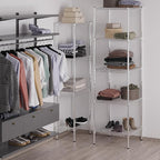 Regal Altair 24" Deep x 24" Wide x 86" Height Wire Shelving Kit | 5-Tier | NSF Commercial Storage Rack Unit