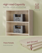 VASAGLE Custos Collection - Bookshelf, 6-Tier Bookcase, Book Shelf, Open Storage Shelf, 9.4 x 23.6 x 63.3 Inches, for Living Room, Home Office, Dinning Room, Natural Beige ULBC166L01