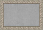 Amanti Art Silver Framed Magnetic Board 27x39 Large Vision Board for use with Magnets, 100% Metal Sheet to Display Items as Office Decor or for Home Organization in mudroom, Kitchen or Kids Room