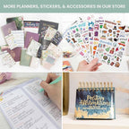 bloom daily planners 2026 Hardcover Calendar Year Goal & Vision Planner (January to December) - Monthly & Weekly Agenda Organizer - 7.5" x 9" - Good Things Are Coming