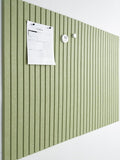 VIVELDA Large Bulletin Board 48"x36" - Office Wall Organizer to Replace your Old Cork Boards for Walls for Office Decor -12-pack Felt Wall Panels to Use in Home Office Decor, Classroom Decor (Avocado)