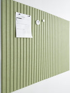 VIVELDA Large Bulletin Board 48"x36" - Office Wall Organizer to Replace your Old Cork Boards for Walls for Office Decor -12-pack Felt Wall Panels to Use in Home Office Decor, Classroom Decor (Avocado)