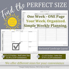 Life Charge Weekly To Do List Planner Notepad, 60 Page Task Planning Pad with Daily Checklist, Priority To-Do Checkboxes & Notes, Desk Notebook for Office Organization & Productivity, 11 x 8.5