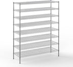 Regal Altair 21" Deep x 60" Wide x 74" Height Wire Shelving Kit | 8-Tier | NSF Commercial Storage Rack Unit