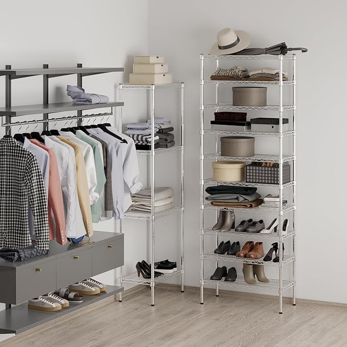 Regal Altair 14" Deep x 30" Wide x 86" Height Wire Shelving Kit | 10-Tier | NSF Commercial Storage Rack Unit