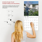 2026 Wall Calendar,Calendar 2026, July 2025 - December 2026, Wall Calendar Mystic Falls, 12" x 24" Opened,Full Page Months Thick & Sturdy Paper for Gift Perfect Calendar Organizing & Planning