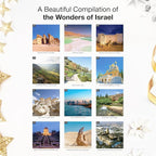 RED EMBER Israel 2026 Wall Calendar 12 Month | 12" x 24" Open | Thick & Sturdy Paper | Holiday Gift | Travel Calendar 2026