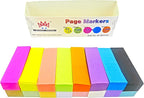 4A 2 Packs Sticky Note Tabs Flags 0.6 x 2 Inches, 16 Colors, Small Sticky Notes Page Markers Book Index Tabs for Office School Supplies, 100 Sheets/Pad, 16 Pads/Pack, 3200 Sheets Total, 4A 501516x2