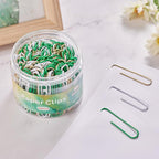 NEEWAY 200pcs Large Green Paper Clips, 2 Inch Jumbo Paper Clip, Ceative Colored Paperclips for Paperwork Office