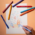 DIVERSEBEE Fine Tip Pens, 8 Bible Pens No Bleed Through, Assorted Colors, 0.5mm Fine Point Fineliner Markers for Journaling, Bible Study Journaling Supplies and Accessories (Summer)