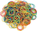 700PCS Multicolor Rubber Bands,Assorted Color Rubber Bands,Sturdy,Heat Resistant Rubber Band for School, Home, or Office