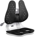 ZZWS Ergonomic Back Support for Office Chair, Foldable Lumbar Support Posture Corrector for Women, for Good Posture Correction, Lumbar Suppor for Floor Seat, Perfect for Home, Work, Office