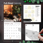 MICASA PRESS Aussie Puppies Australian Shepherds 2026 Wall Calendar 12 Month | 12" x 24" Open | Thick & Sturdy Paper | Holiday Gift | Cute Puppy Dog Calendar 2026