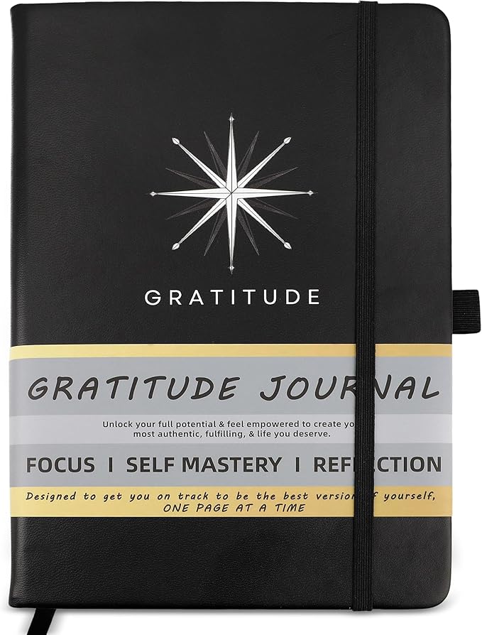 Planners with Purpose Gratitude Journal for Men - Daily Self Care & Productivity Planner with Guided Prompts for Reflection, Mindfulness - Undated 5 Minute Journal for Focus, Growth & Mental Wellness