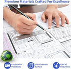 Wide Format Paper 24 In x 150 Ft, 2 Rolls Plotter Paper on 2" Core, CAD Bond Rolls for CAD Printing on Wide Format Ink Jet Printers,Choice for Engineering Plans, Architectural Designs and GIS Maps