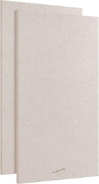 AudioSilk Acoustic Panels, 2 Pack, Large, 46" x 23", Natural