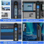 Presentation Clicker Wireless Presenter,2.4GHz Presenter Clicker PPT Clicker on Laptop Computer, Presentation Remote Clicker for Office Classroom