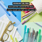 SAKURA Gelly Roll Moonlight Size 10 Gel Pens - Bold Point Ink Pen for Journaling, Art, or Drawing - Assorted Colored Ink - Bold Line - 25 Pack