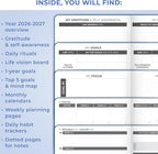 Clever Fox Dated Planner 2026-2027 – Weekly Life Planner Notebook for Time Management – Planner with Habits Tracker & To-Do List (Mystic Blue)