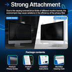 Acrylic 27 Inch Computer Privacy Screen Filter Compatible with 27 inch iMac (2012-2020) - 24.1" x 15.1" (612 x 384mm) - Monitor Frame Hanging Type