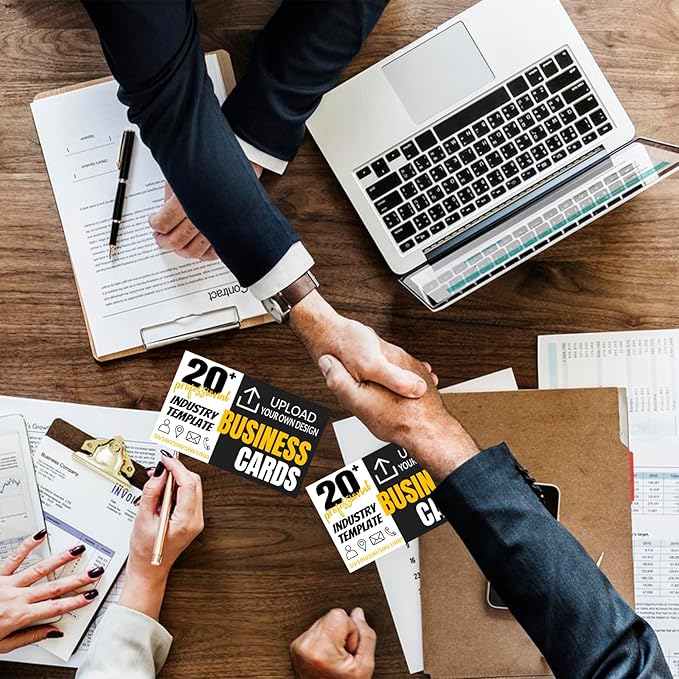 Custom Business Cards Double-Sided Personalized Stationery | Professional 300GSM Matte Paper for Small Business | 3.5x2 Inch