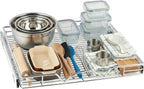 HOLDN’ STORAGE Pull Out Cabinet Organizer, Heavy Duty Caddy w/Lifetime Limited Warranty -22”W x 21”D - Requires At Least 23-1/4” Cabinet Opening, Steel Metal Cabinet Drawers Slide Out, Chrome
